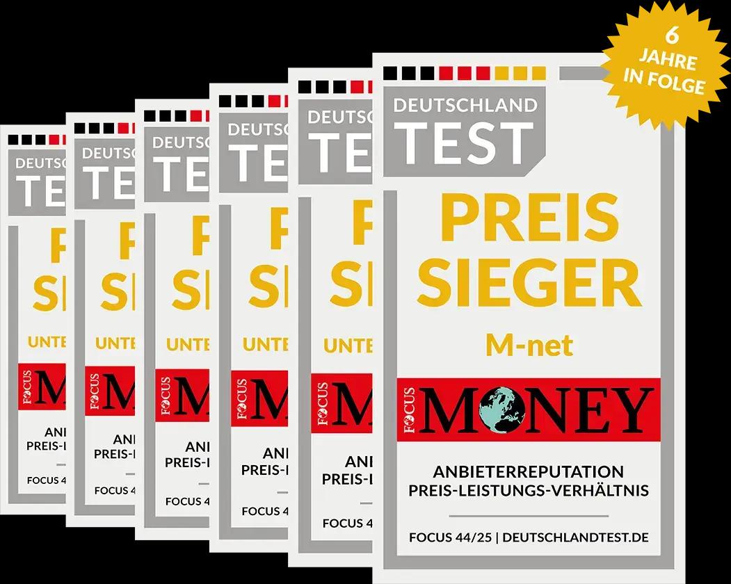 FOCUS Money - M-net ist Preis-Sieger